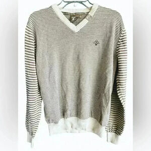 Y2K LRG LIfted Resarch Group Other Side Of The Tracks Striped Sweater Large